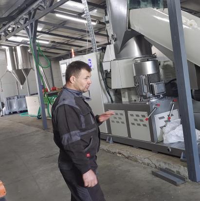 System pelletyzacji recyklingu film&oacute;w LDPE w Turcji